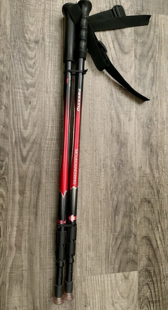 Back Country Trekking Mountaineering By GIPRON Walking Poles .. made in Italy