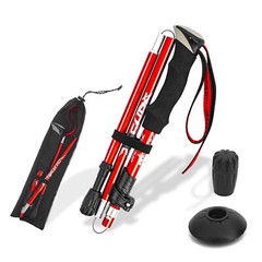 Lightweight Collapsible Trekking Five-fold Walking Stick for Pole Nordic Walking
