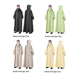 Full Body Waterproof Motorcycle Raincoat With Thickened Extended Sleeves Design