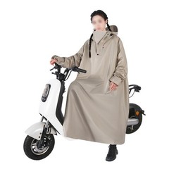 Full Body Waterproof Motorcycle Raincoat With Thickened Extended Sleeves Design