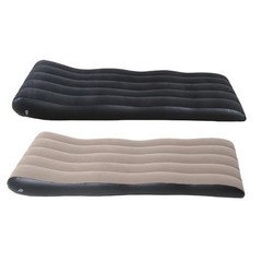 PVC Inflatable Single Sofa Plush Lounge Chair for Hiking Camping Trips