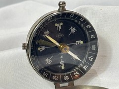 Vtg ATCO Compass Made In Japan Engraved “D”