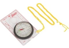 Coleman 4″ Nickel-Plated Transparent Base Map Compass 2000016507