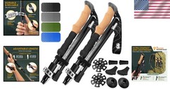 Luxury Foldable Hiking Poles – Lightweight & Adjustable, Perfect for Travel, …