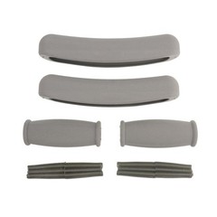 1 Set Rubber Crutches Hand Cushions and Underarm Pads Slip Resistant for Home