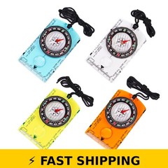 RLXMARTD Outdoor Compass 4 Pcs Multifunctional Waterproof Navigation