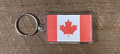 1990S Canada Keychain Thermometer Compass