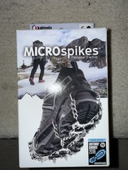 Kahtoola MICROspikes -snow, ice, trail hiking crampons – BLACK, SMALL