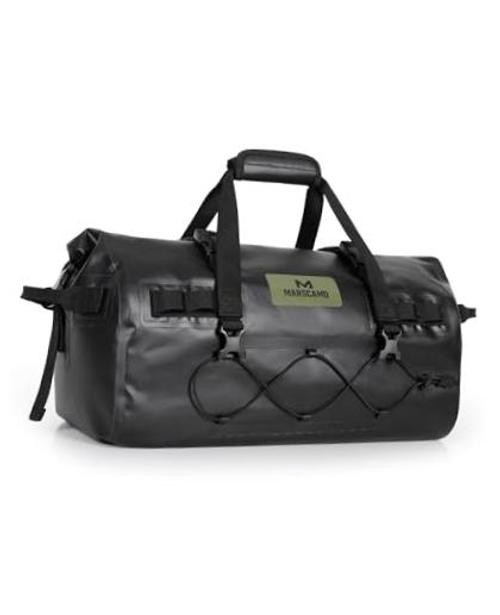 Waterproof Motorcycle Dry Bag, Tail Saddle Luggage with 4 Quick 30 Liters