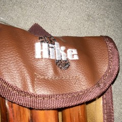 New Take a Hike Walking Stick w/ Compass 3-Piece Wood Brown Rubber Tip IWTHBS