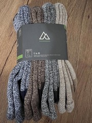 Alpine Design Performance Hiker Crew Socks – 4 Pack Size L