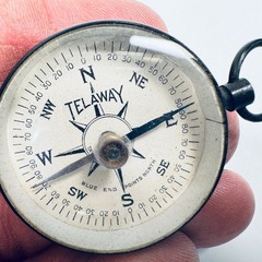 Vintage Taylor Telaway Pocket Compass