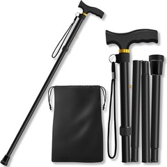 Folding Cane, Walking Poles with Adjustable Height, Canes for Men, Women and for