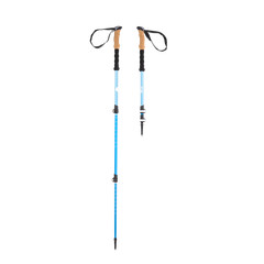 Lightweight Carbon Fiber Adjustable Quick Lock Trekking Poles W/ Cork Grip 2