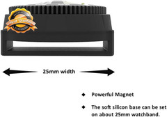 Mini Button Map Compass Turnable Bezel for Watchband Every Day Carry EDC