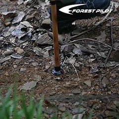 Trekking Poles- 1-pc Pack – Adjustable Hiking or Walking Stick –Strong, Natural