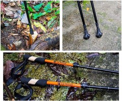 Trekking Poles Tips, Rubber Hiking Sticks End Caps Protectors Accessorie Fit …