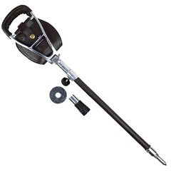 Outdoor Walking Stick with Leather Seat Hunting Stick Chair Camping Fish Stool