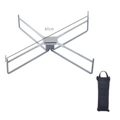 For Camping Insulated Box for stand Aluminum Case for stand X-shaped Structure