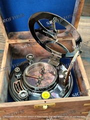 Christmas Gift, Personalized Engraved Sundial Compass, Anniversary Gift