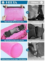 Rose Red Waterproof Dry Bag for Men & Women – 10L/20L/30L/40L Roll Top 5L