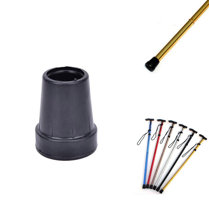 19mm Walking Stick Cane Crutch Pad Rubber Heavy Duty Ferrule End Bottom~gw