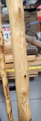 LADIES NEW WALKING STICK HIKING STICK CEDAR HAND PAINTED DAISIES 53″ LIGHTWEIGHT
