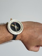 Vintage Soviet Army Wrist Compass “Adrianov” Original USSR