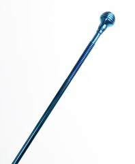 Handcrafted Convertible Titanium Walking Cane with Ice Ferrule – One of a Kind