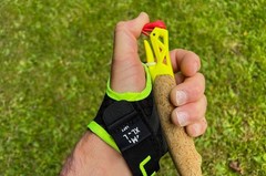LEKI Ultratrail FX ONE trail running carbon poles shark frame hand strap 120 cm
