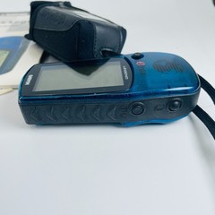 Garmin eTrex Legend Blue Handheld GPS Navigator Waterproof Hiking Marine W/ Case
