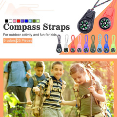 25 Pack Compass for Kids Mini Compasses Bulk Kids Toy Compass for Party Favor/Hi