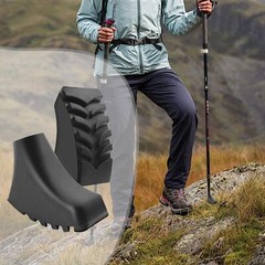 6pcs Trekking Poles Tips Hiking Accessories Cane Tips For Walking Sticks Rubber