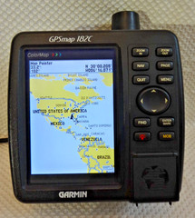 GARMIN GPSMAP 182C MARINE CHART PLOTTER FISHFINDER GPS w PWR MOUNT COVER ANTENNA