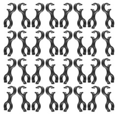 40 Pcs Trekking Pole Fastener Plastic Pole Clips Walking Stick Clamp Holder