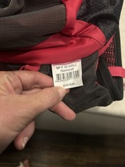 decathlon quechua Pink/black Hiking Backpack, Forclaz 30 Air, No Wear