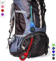 18 Piece Multi-Color Mini Survival Compass Outdoor Camping Hiking Pocket Compass