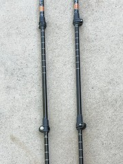 Set of Cascade Mountain tech Trekking Poles 100-135CM Orange Black .. 6Y