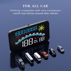 Velocimetro Gps Digital, Automovil Pantalla Frontal Hud Universal Con V…