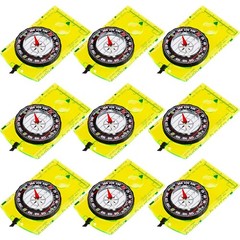 9 Pieces Orienteering Compass Hiking Backpacking Camping Compass Map Reading …