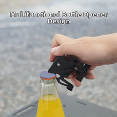 For Lamp Poles Gas Canister Hanger Outdoor Cooking Easy Valve Adjustment