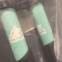 TrailBuddy Adjustable Hiking Poles for Snowshoe & Backpacking, Aqua Sky New