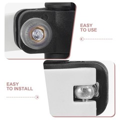 2Pcs Durable Trekking Pole Clamp Lock White Quick Release External Lock Repairs