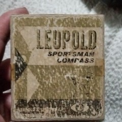 Vintage Leupold Sportsman Compass With Box & Instructions Leupold & Stevens