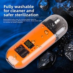 Nose Hair Trimmer USB Rechargeable with Rounded Blade Head for Safe Use