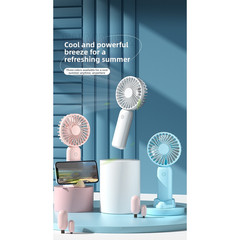 Handheld USB Desk Fan for MINI Compact Lightweight 3 Speed Portable Cooling Fan