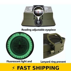 AOFAR Military Compass AF-4580 Waterproof Camo Hiking Camping Gear
