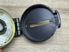 Vintage Engineer Lensatic Precise Compact Compass