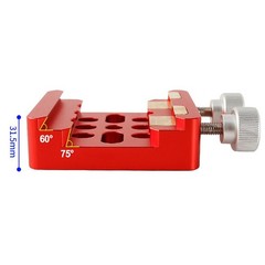 Telescope Mounting Base Clamp with Dovetail Groove for Equatorial Mount Setup