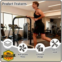 GSYUWIH Walking Pad Handle Bar Black Yellow 25.2″ Wide